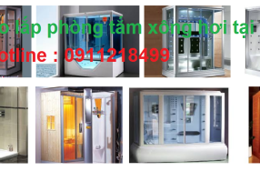 Tháo lắp phòng tắm xông hơi chuyên nghiệp